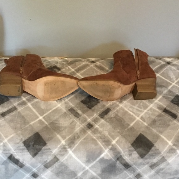 Women’s Brown Suede Ankle Boots - Picture 3 of 3